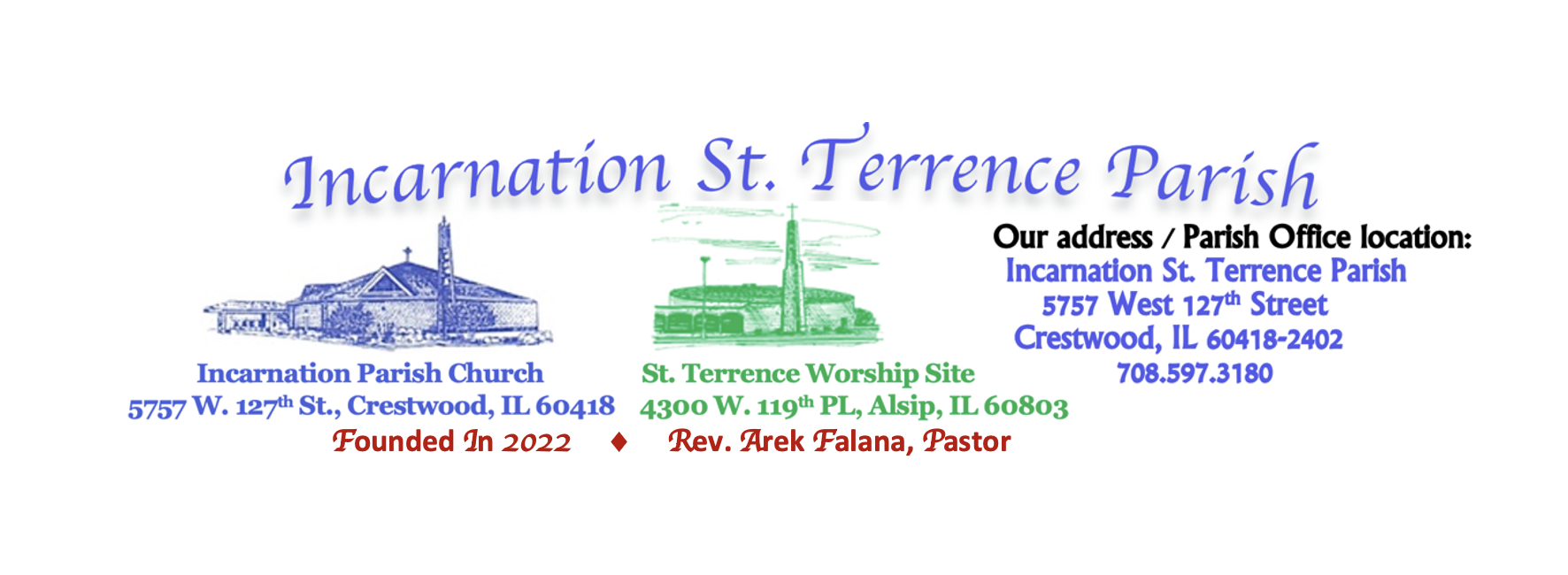 Incarnation St. Terrence Parish logo